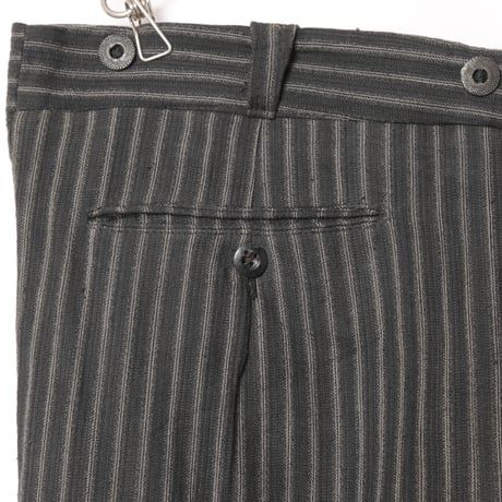 40-50s France Vintage Stripe Trousers