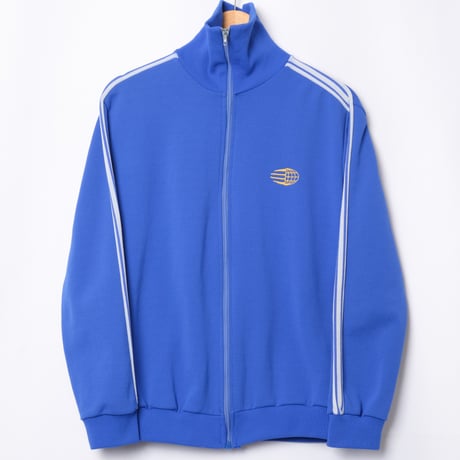 60s Vintage adidas Track Jacket Late World Mark Blue For Kids  (Made in France)