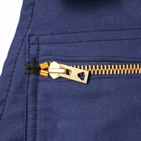 40-50s Le Mont St Michel  Blue Moleskin Work Overalls Dead Stock