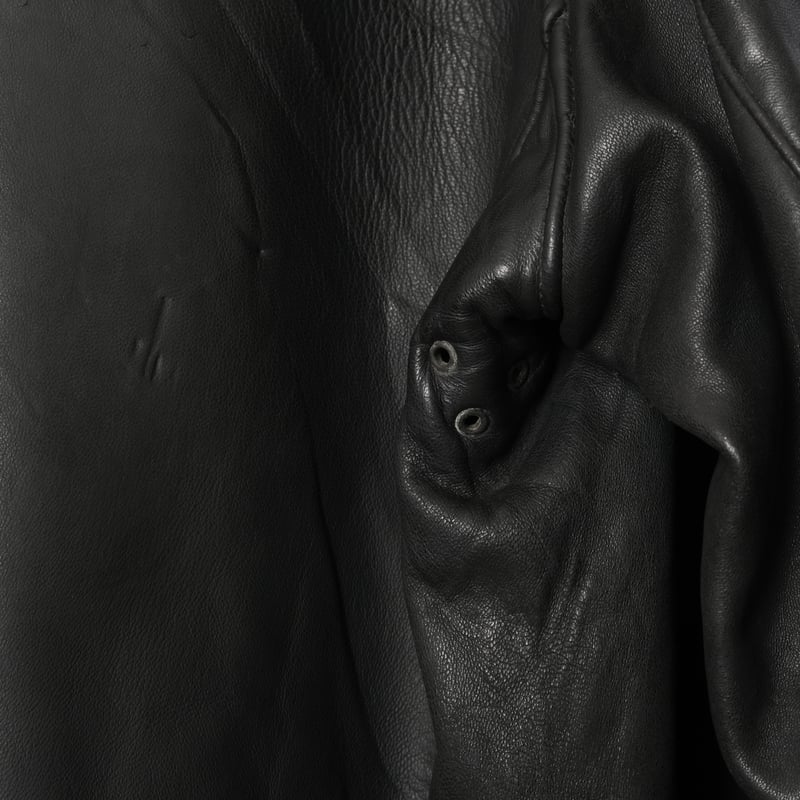 40-50s France Vintage Le Kléber Leather Jacket
