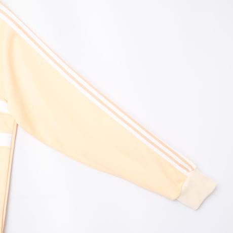 70-80s Vintage adidas Track Jacket Model First Custard × White (Made in France)