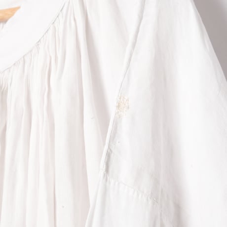 Early 1900s France  Antique Cotton Church Smock