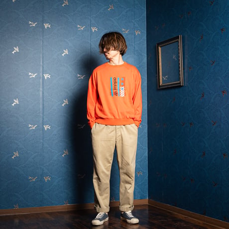80s Vintage adidas Sweat Orange (Made in France)