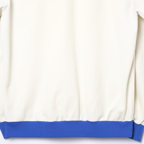 60-70s Vintage adidas Ventex Track Jacket Ivory × Blue (Made in France)