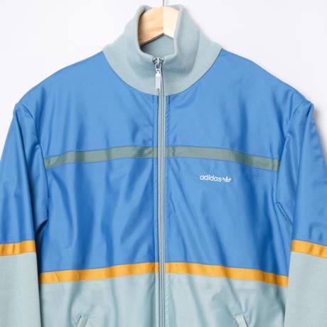 80s Vintage adidas Track Jacket Light Blue × Blue (Made in Finland)
