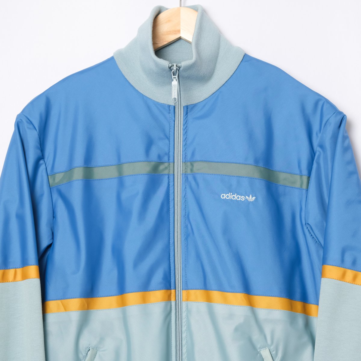 80s Vintage adidas Track Jacket Light Blue × Bl 80s Vintage adidas Track Jacket Light Blue × Bl