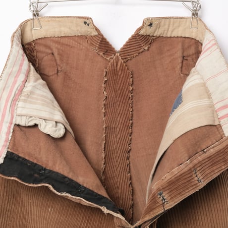 30-40s  French Vintage Corduroy Trousers 2