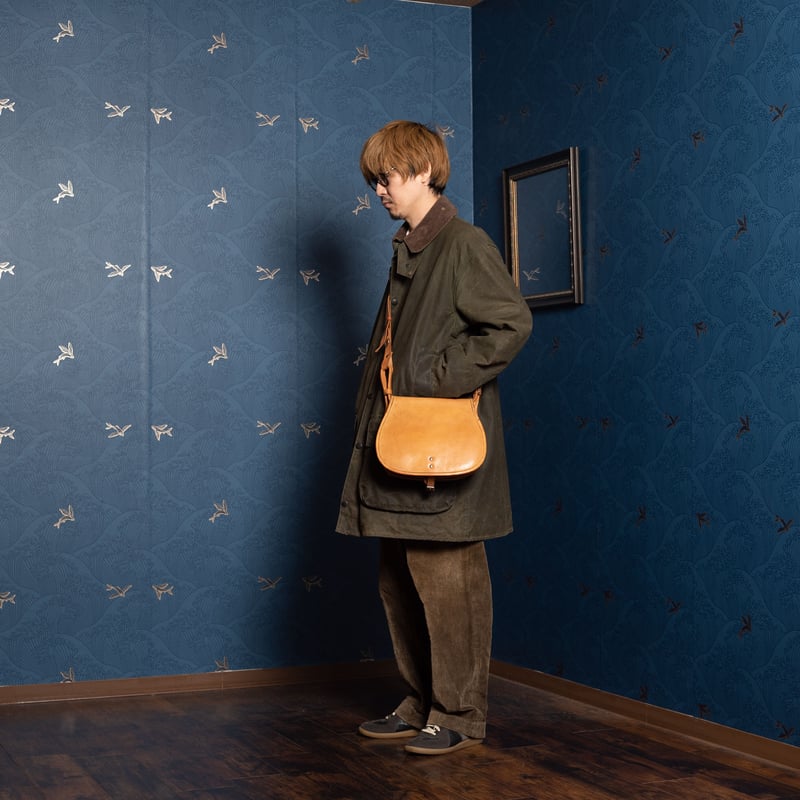 France Vintage Leather Hunting Bag | Ugla パンと古着と本