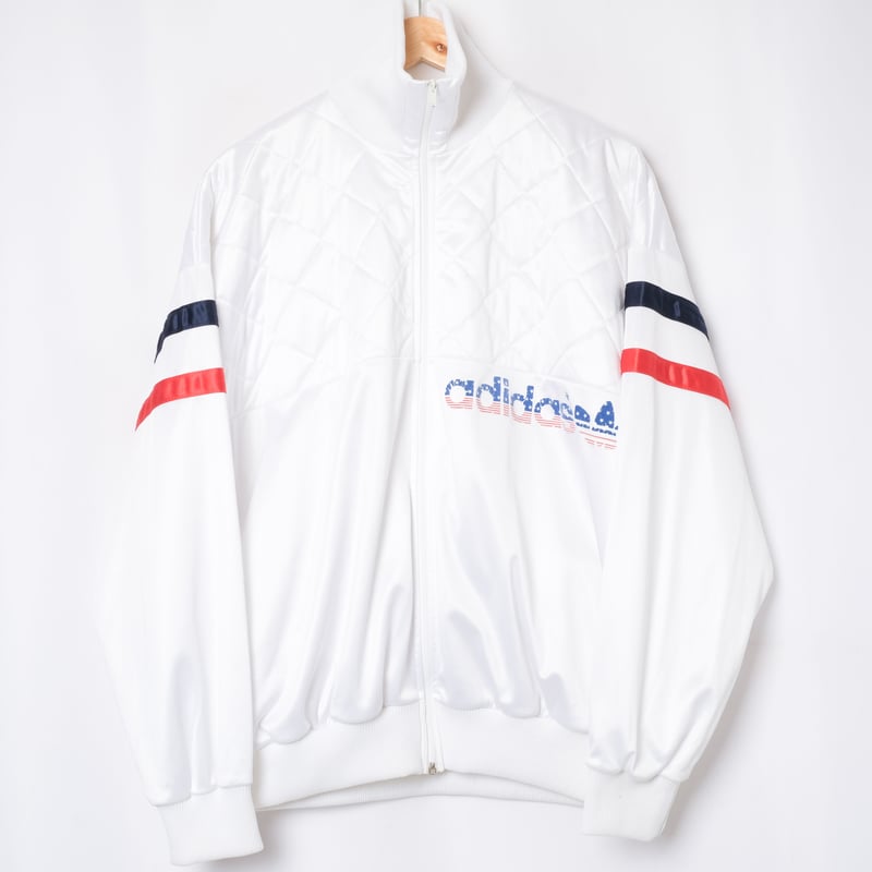 80s Vintage adidas Ventex Track Jacket White ×