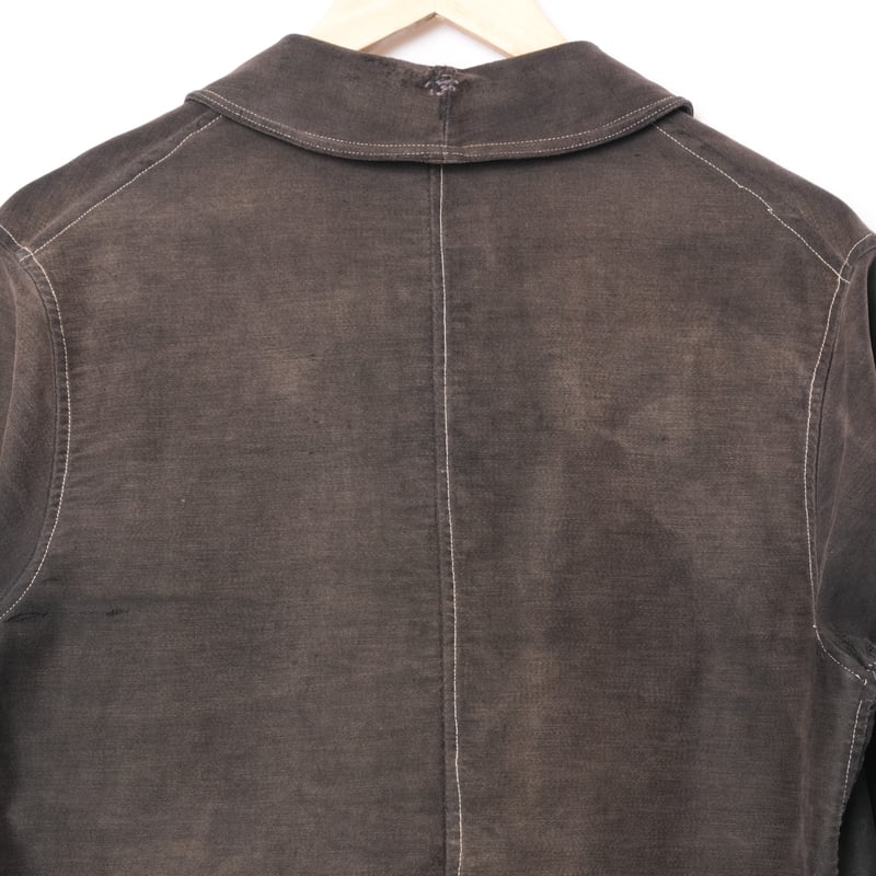 30-40s Le Mont St Michel Black Moleskin Jacket 30-40s Le Mont St Michel Black Moleskin Jacket