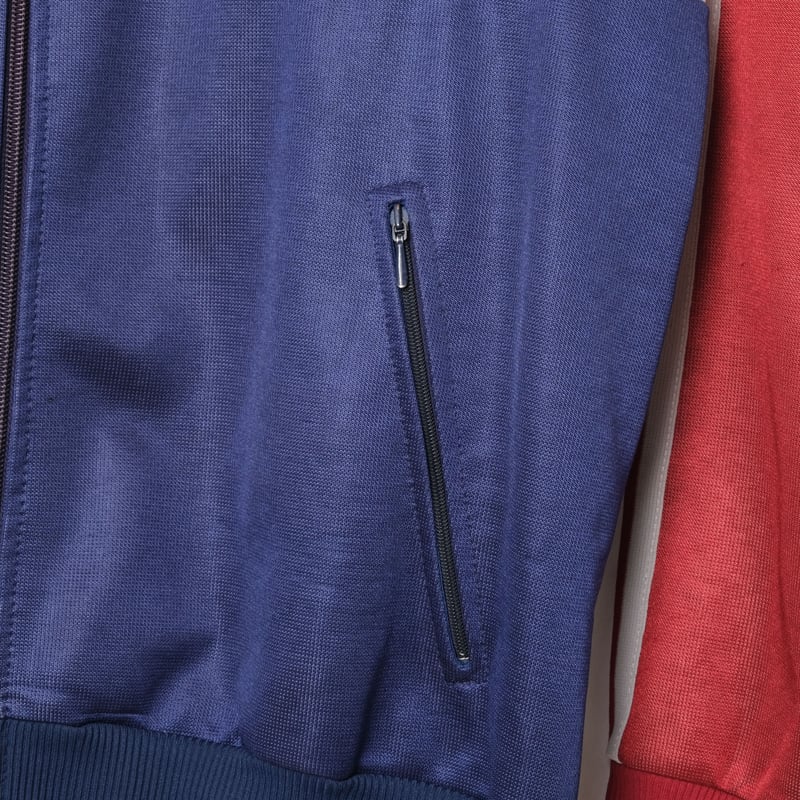 80s Vintage adidas Track Jacket Navy × Bordeaux