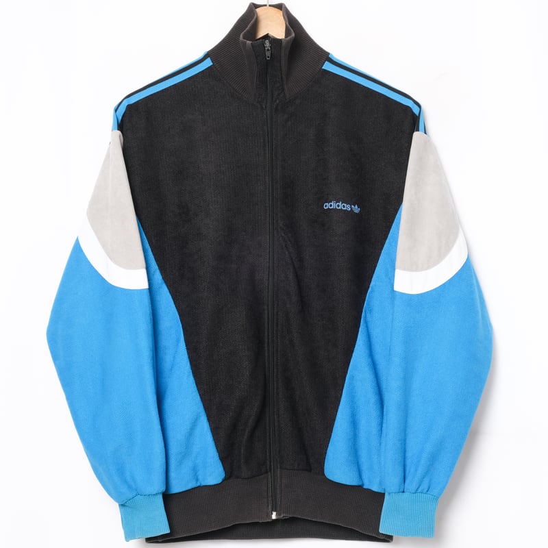 80s Vintage adidas Ventex Track Jacket Black (M...