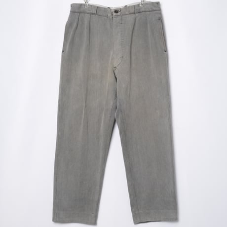 40-50s  France Vintage Cotton Pique Trousers 1