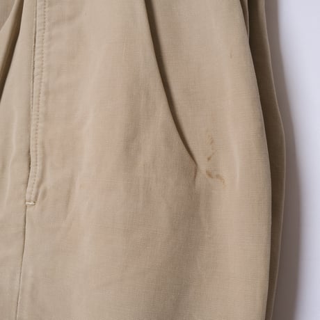 40s French Army Canvas Chino Trousers