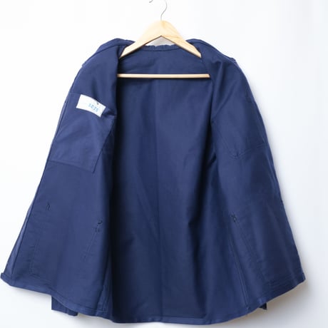 40-50s  Blue Moleskin Jacket Dead Stock