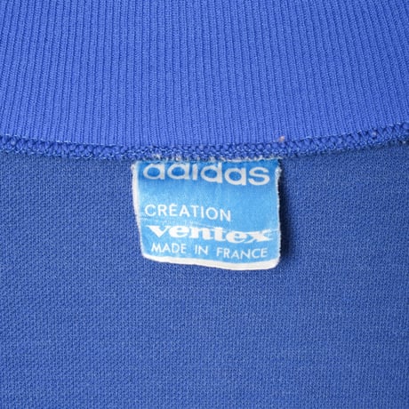 60s Vintage adidas Ventex Track Jacket Late World Mark Blue (Made in France)