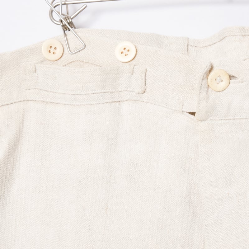 30s French Army Linen Linen Bourgeron Trousers