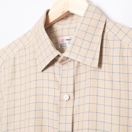 00s Turnbull&Asser Bespoke Wool Cotton shirt（Made in England）