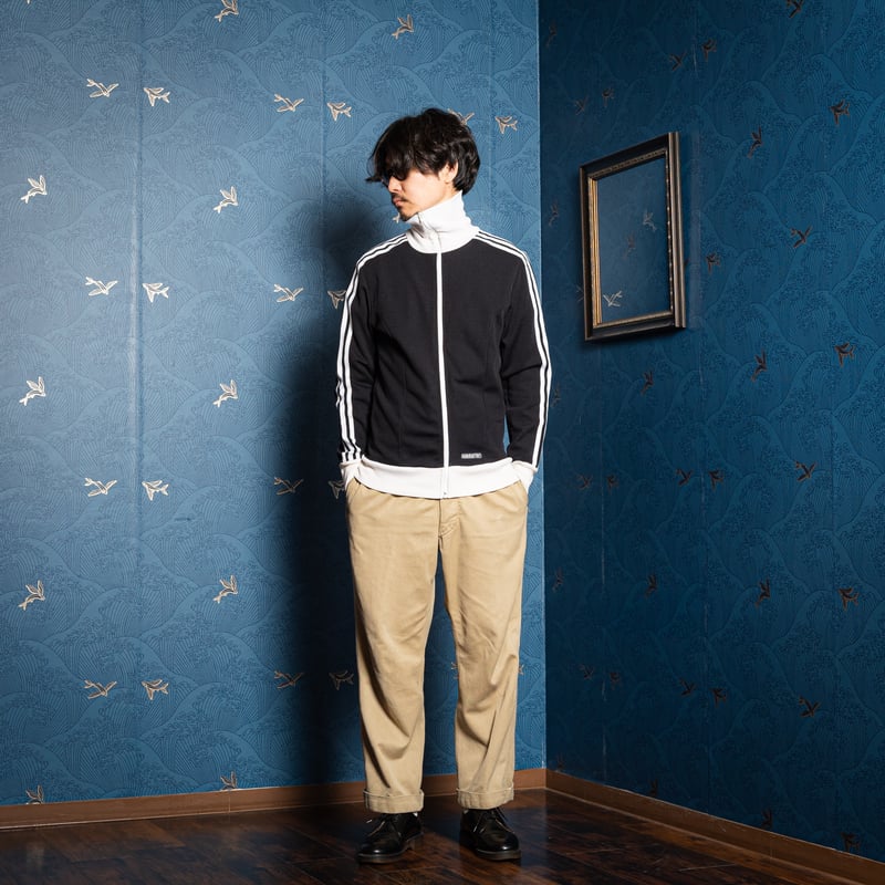 70-80s Vintage adidas Track Jacket Black × Whit