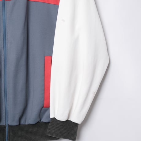 70-80s Vintage adidas Ventex Track Jacket Blue Gray × White (Made in France)
