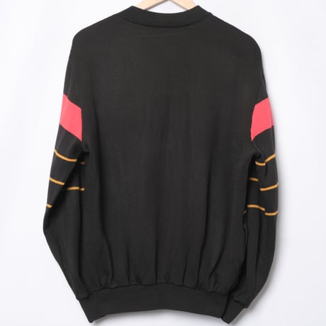 70-80s Vintage adidas Ventex Knit Black (Made in France)