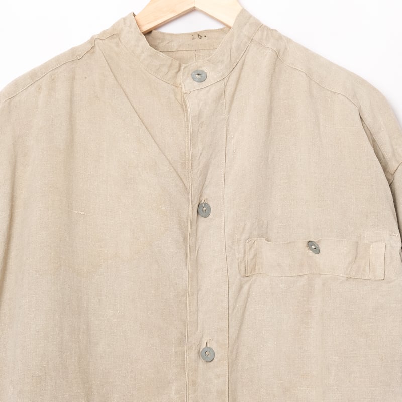 French Army Linen Bourgeron Jacket | Ugla パンと古着と本