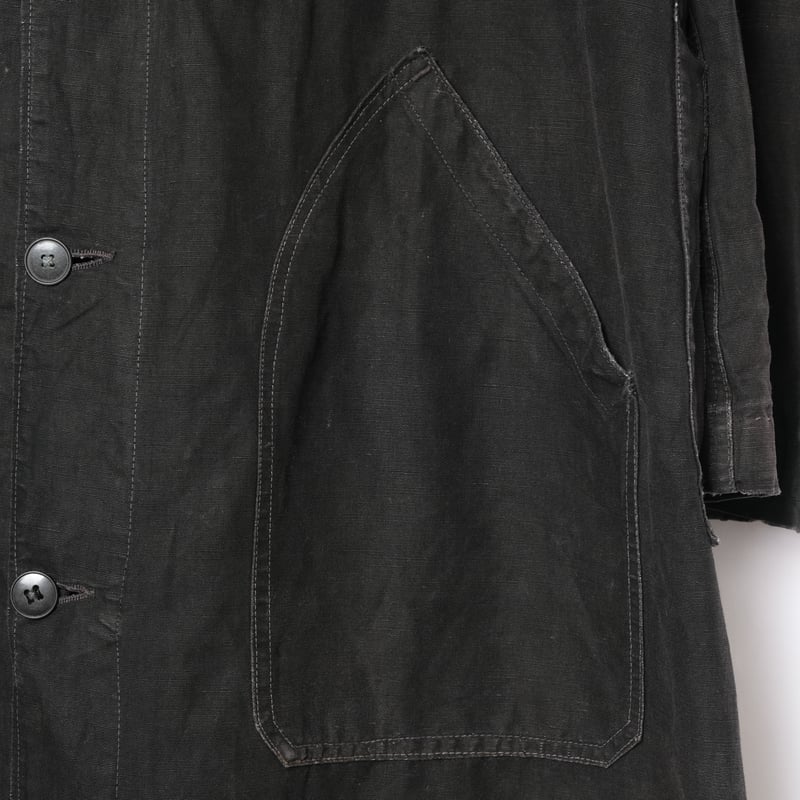 50s- USA製 Vintage ブラック染み込み コットンエプロン ORIGINAL APRON – 株式会社佐々木工藝舎