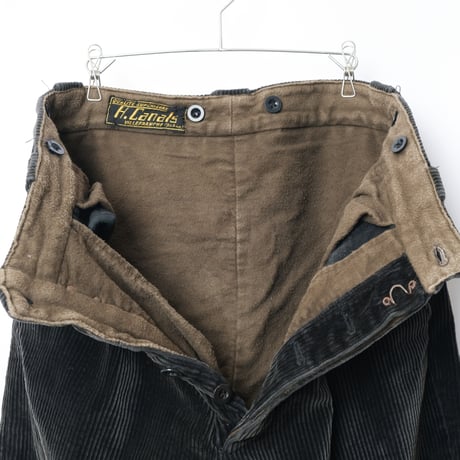 40-50s  H.Canals Corduroy Trousers