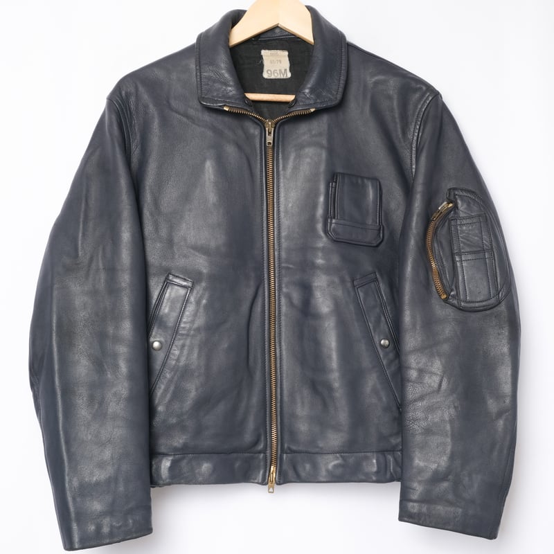 ジャケット・アウター 70s vtg French army leather pilot jacket 70s vtg French army leather pilot jacket