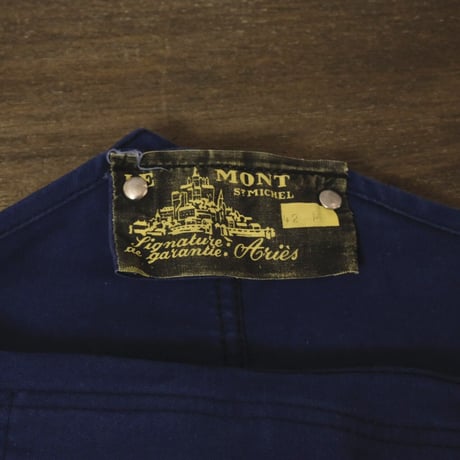 40-50s Le Mont St Michel  French Work Overalls Size 42M Used