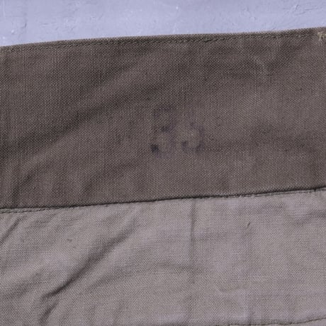 French Army M47 Trousers Early Size 35(33)Canvas  Used
