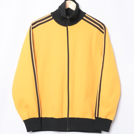 70s Vintage adidas Track Jacket Mustard × Black (Made in West Germany)