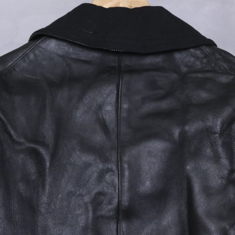 30s French Vintage Leather Jacket (Corbusier Jacket)  Dead Stock