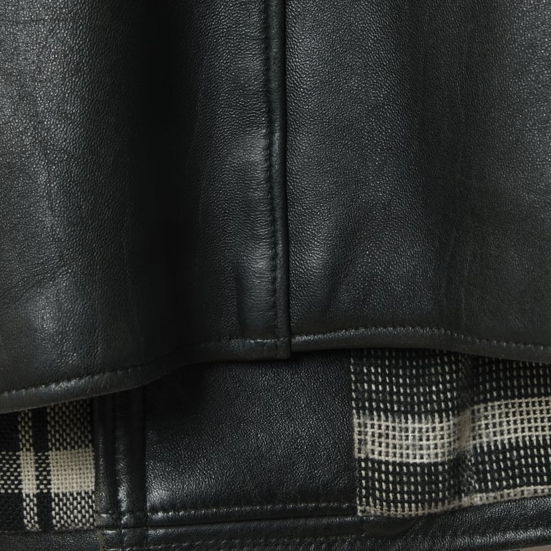 70-80s French Vintage GVF Leather Jacket (Corbu