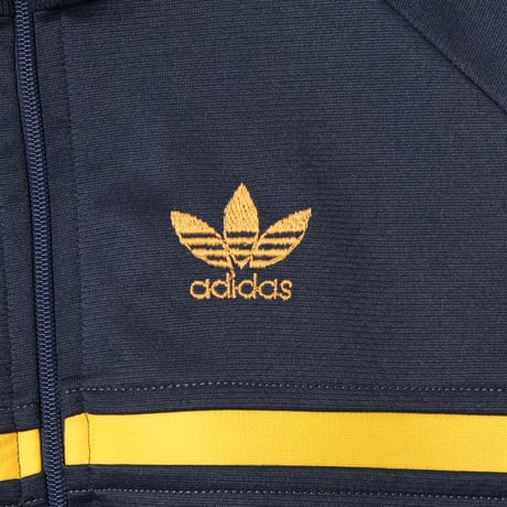 70-80s Vintage adidas Ventex Track Jacket Model First Navy × 3colors (Made in France) Size186