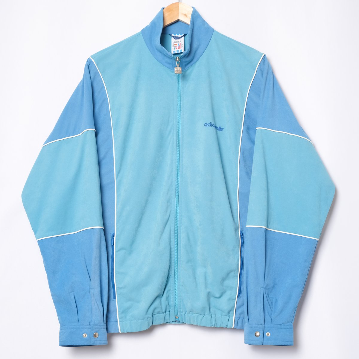 90s Vintage adidas Velours Track Jacket Light B 90s Vintage adidas Velours Track Jacket Light B