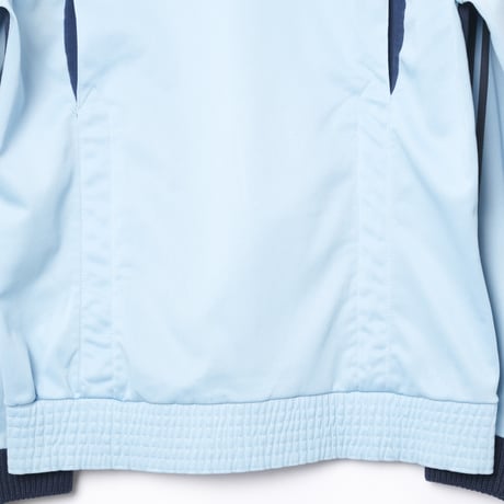 70-80s Vintage adidas Track Jacket Light Blue × Navy (Made in France)