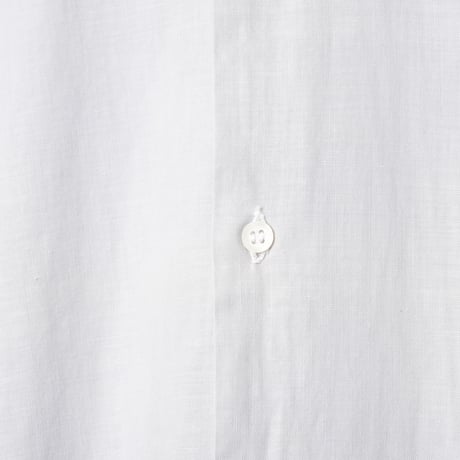 50s France Vintage Light Blue Gray Cotton Shirt