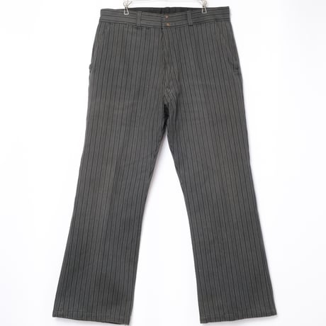 50-60s France Vintage BEAU-FORT Stripe Trousers Size 48