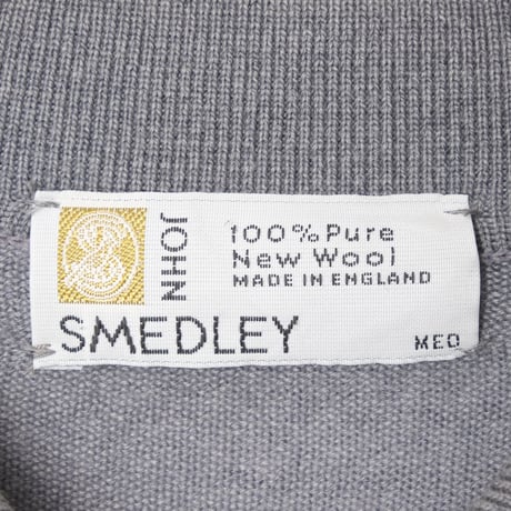 90s JOHN SMEDLEY Merino Wool Knit Polo（Made in England)