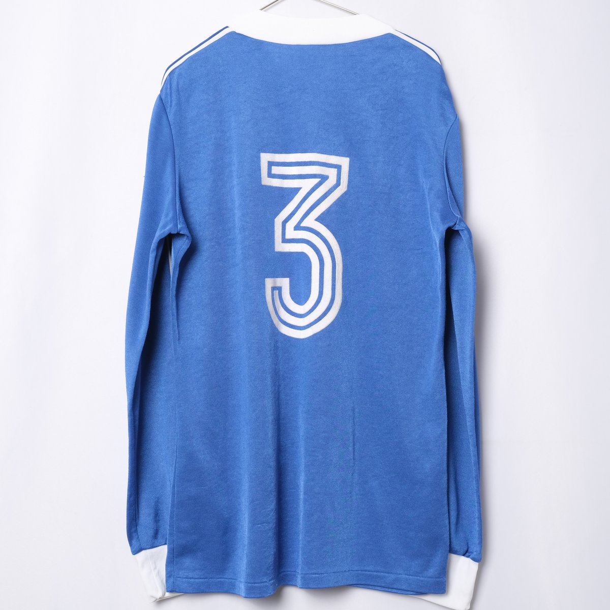 70-80s Vintage adidas Ventex Game Shirt Blue(Ma