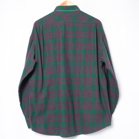 80s Vintage adidas Ventex Checked Shirt（Made in France）
