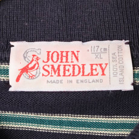 80s JOHN SMEDLEY Sea Island Cotton Polo Shirt（Made in England）