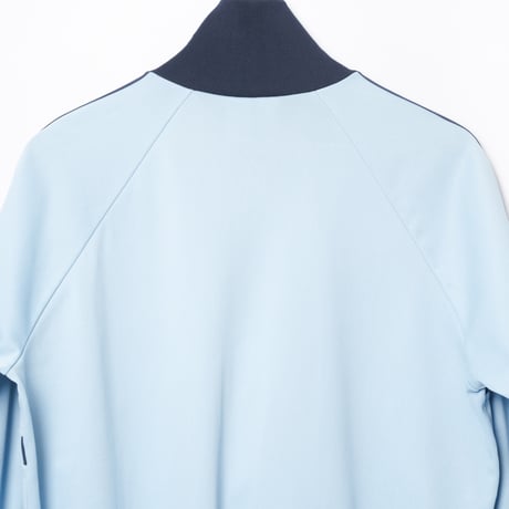 70-80s Vintage adidas Track Jacket Model  First Light Blue × Navy（Made in France）