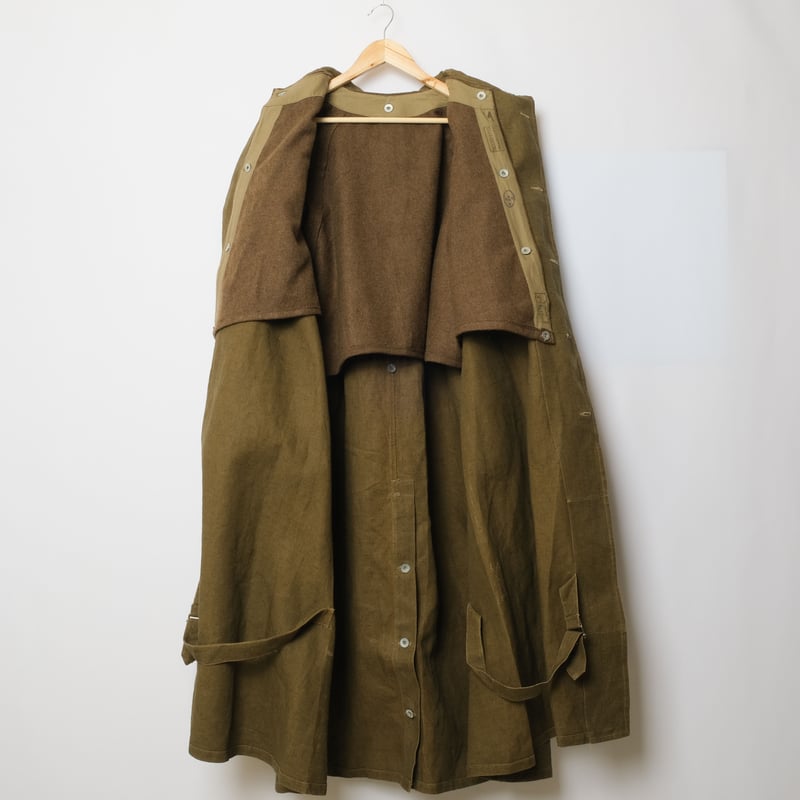 French Army M35 Motorcycle Coat Linen With Lin