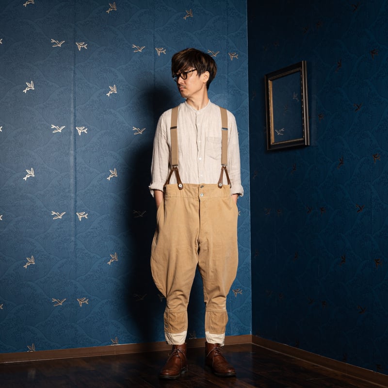 40s 50sフレンチ ヴィンテージ コーデュロイ ジョッパーズパンツ ＸＬ French Army Colonial Officer Chino Jodhpurs | U