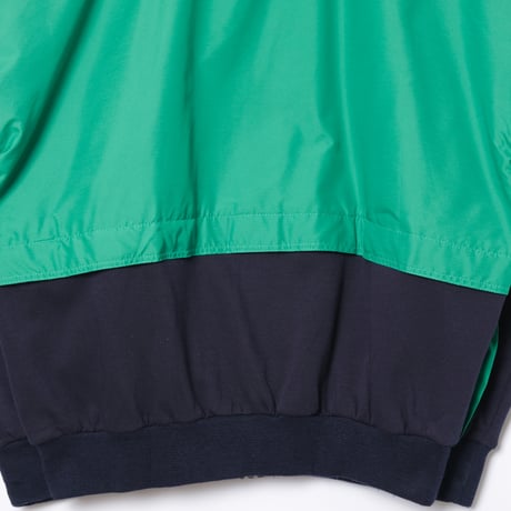 80s Vintage adidas Ventex Green × Navy Blouson (Made in France)Dead Stock