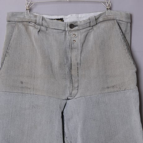 40-50s D.C.M. Vintage Cotton Pique Trousers Used