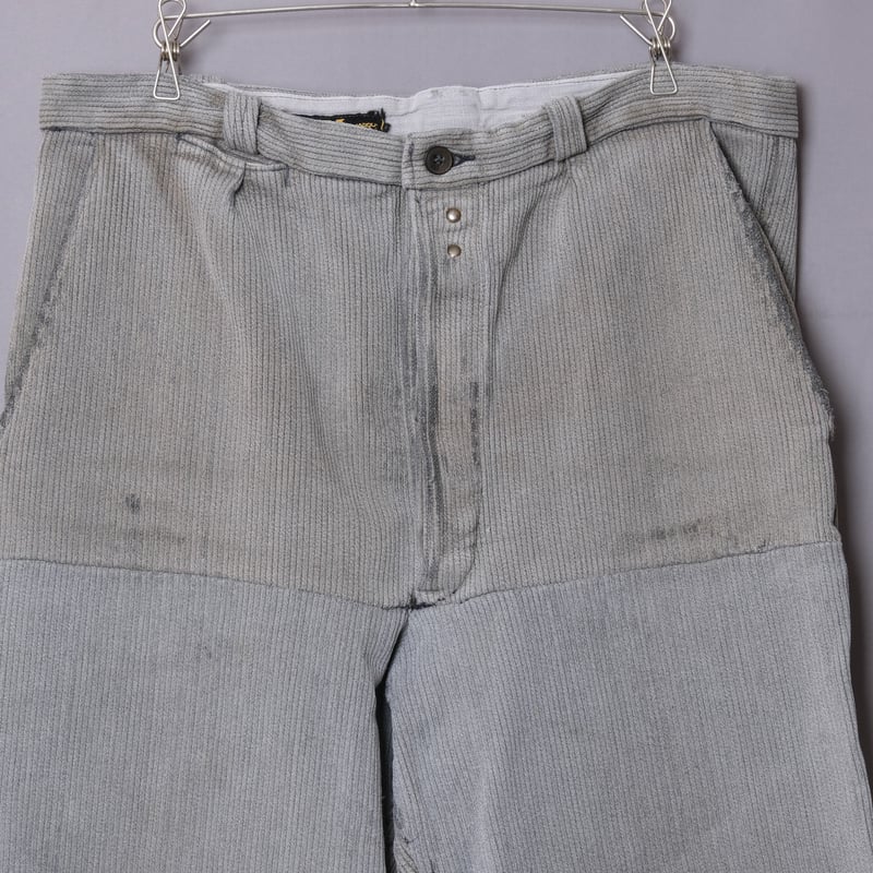 40-50s D.C.M. Vintage Cotton Pique Trousers Use