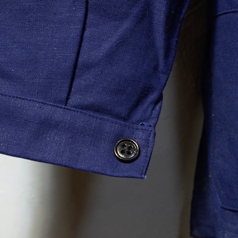 30-40s French Vintage Linen Work Jacket Dead St 30-40s French Vintage Linen Work Jacket Dead St
